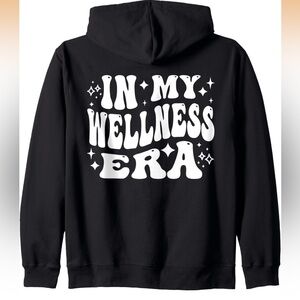 In My Wellness Era, Self-Care, Mental Health Journey Zip Hoodie S unisex 605/bb4